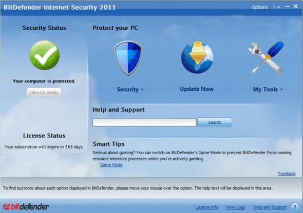 bitdefender internet security 2011 590x416 BitDefender Total Security 2011 
