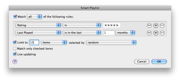 Screen shot 2010 11 02 at 23.16.05 590x263 Quick Tip: How To Create Smart Playlists In iTunes