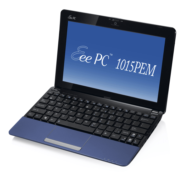 asus eee pc 1015pem dual core atom blue netbook ASUS Eee PC 1015PEM Dual Core Atom Netbook Released